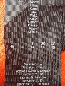 Übergangsmantel Größe 40