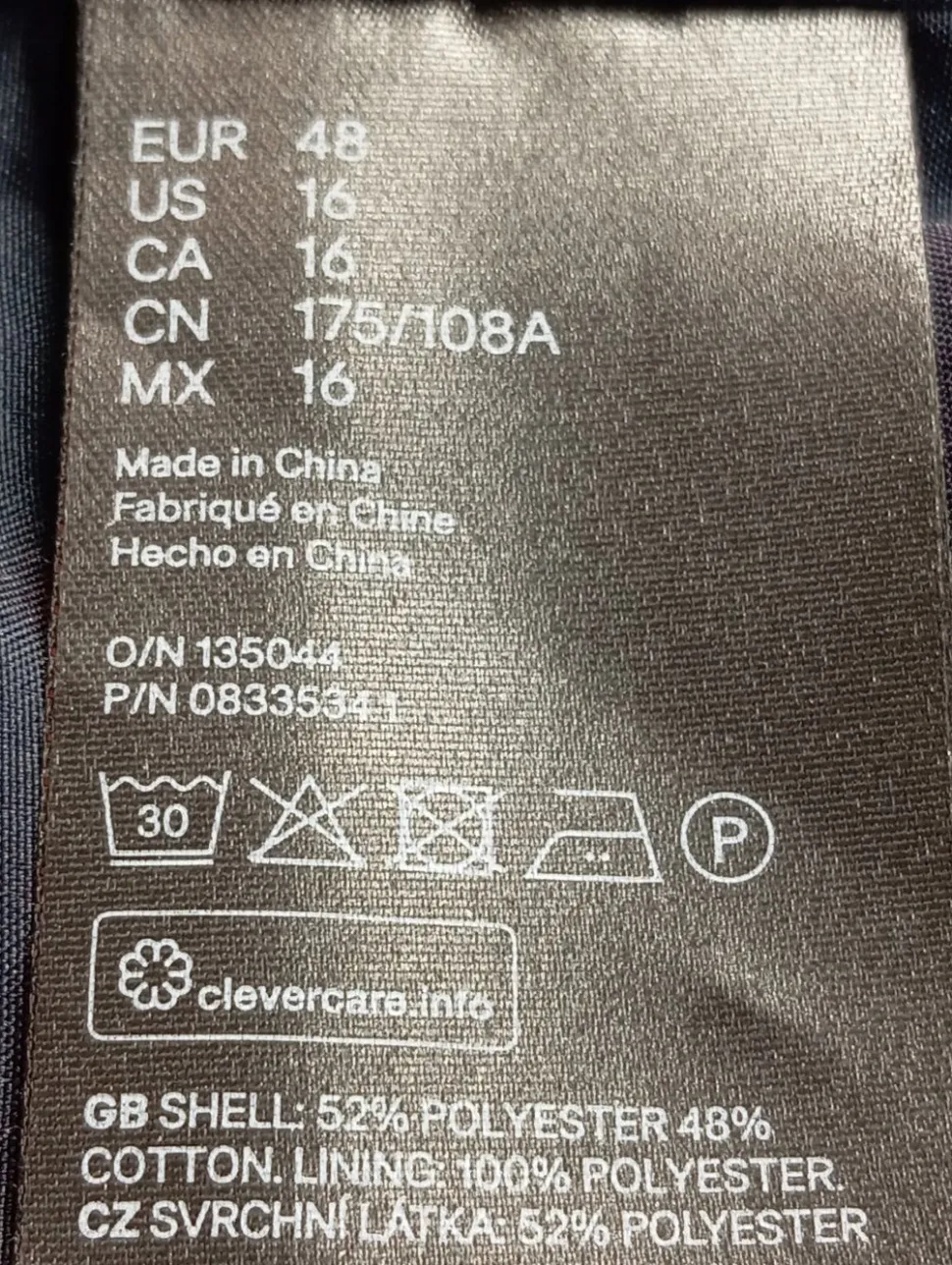 Übergangsmantel Größe 48