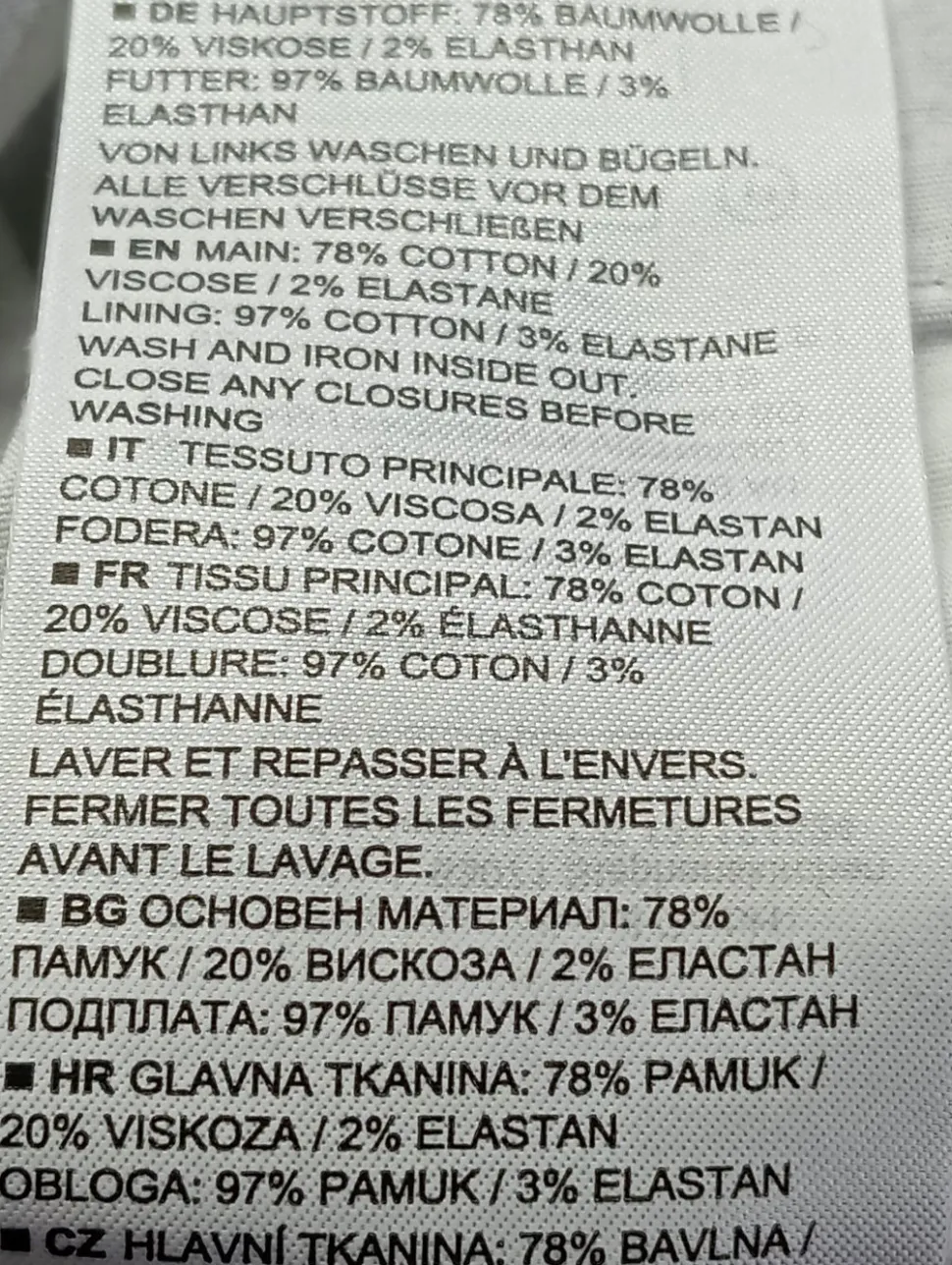 Cargohose Größe 42