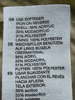 Felljacke Größe 34