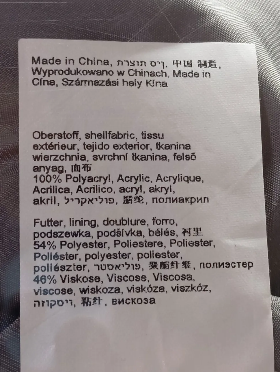 Fellweste Größe 46