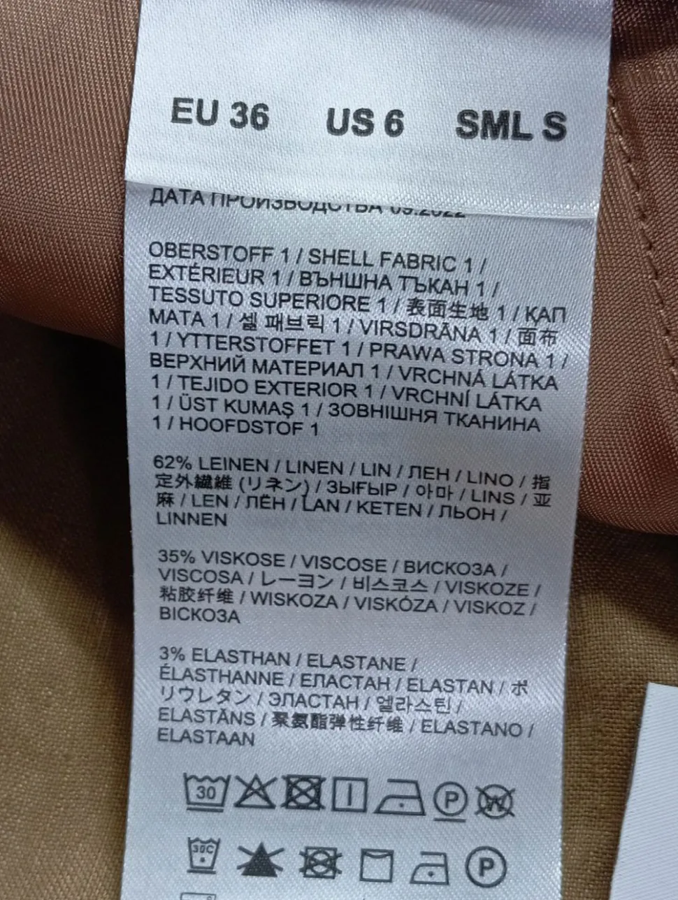 High-Waist-Shorts Größe 36