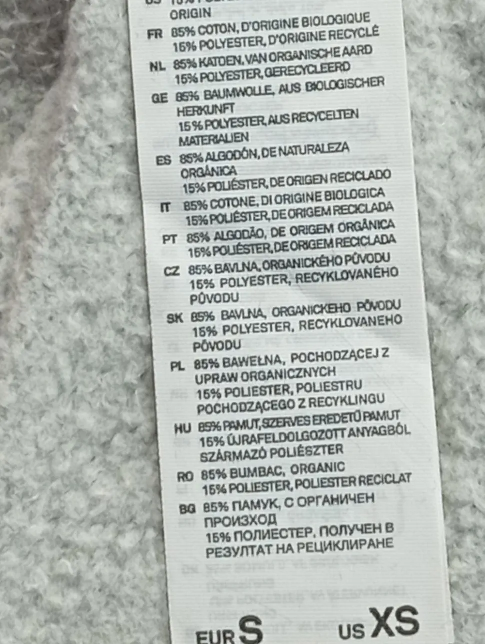 Kapuzensweatshirt Größe 36