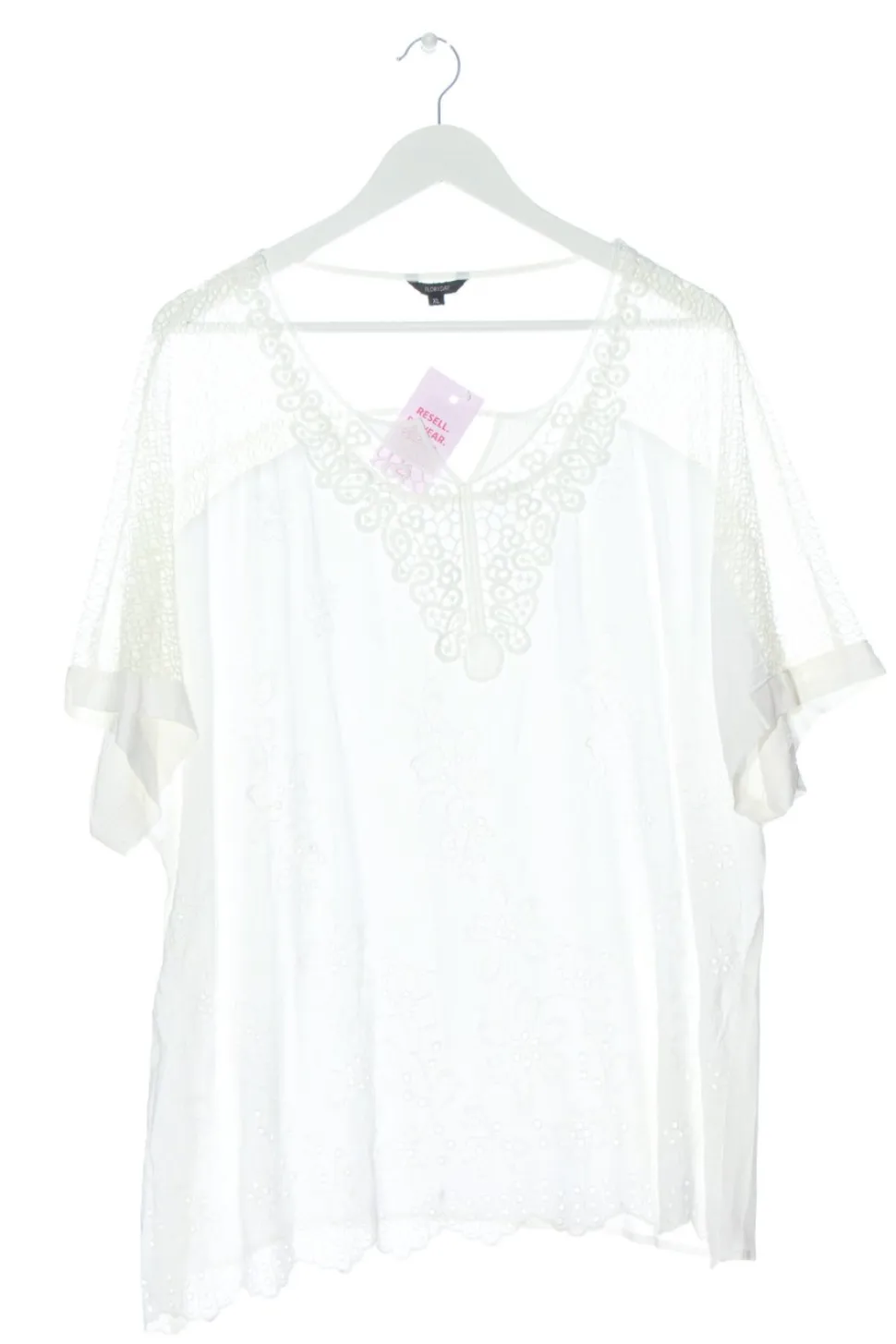 Kurzarm-Bluse Größe 42