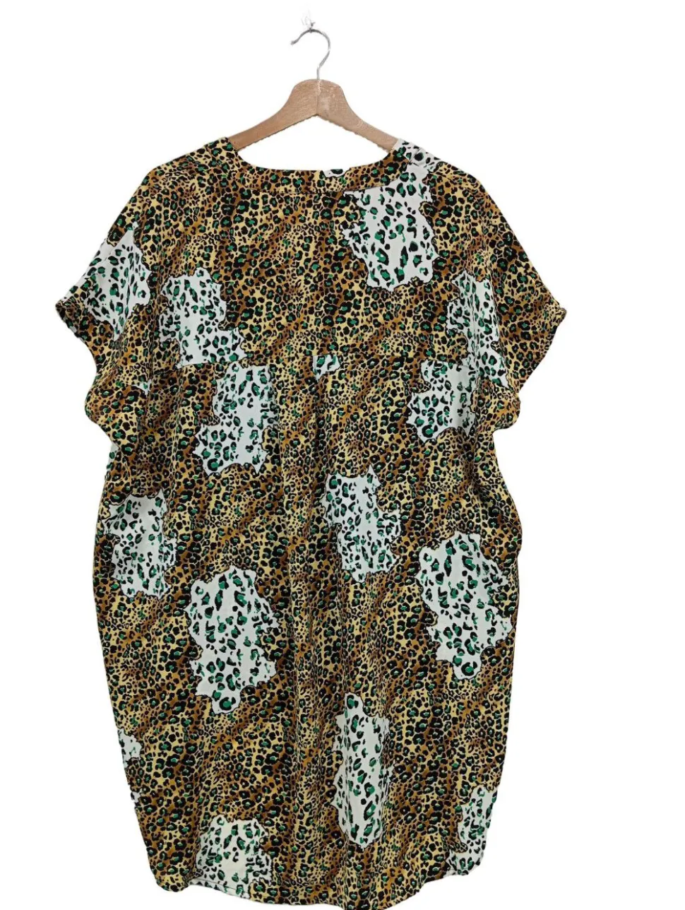 Kurzarm-Bluse Größe 44