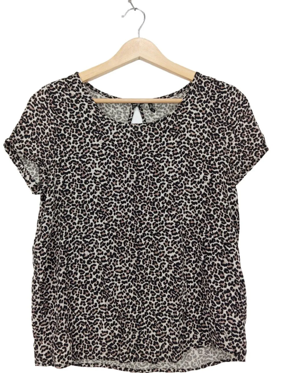 Kurzarm-Bluse Größe 34