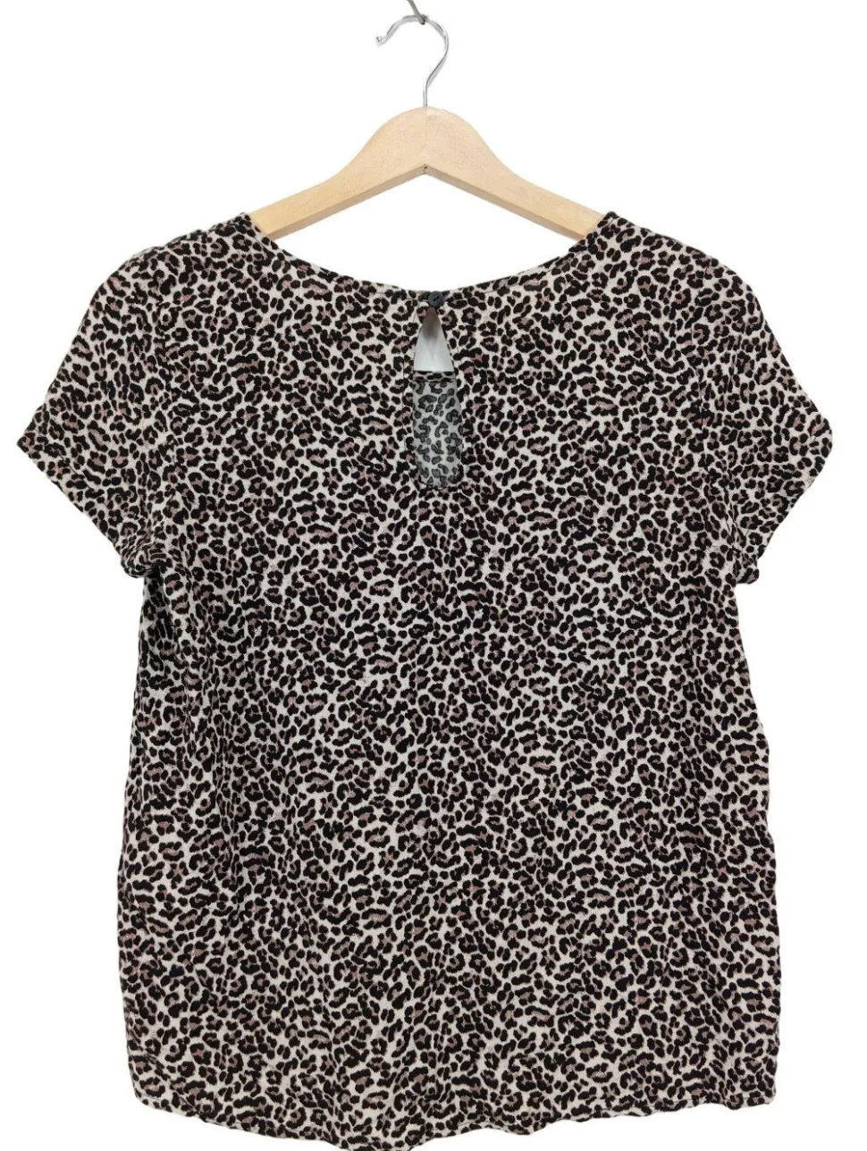 Kurzarm-Bluse Größe 34