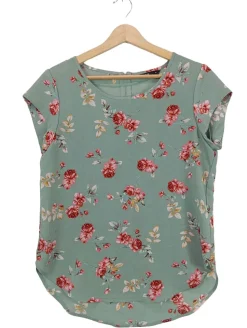 Kurzarm-Bluse Größe 36