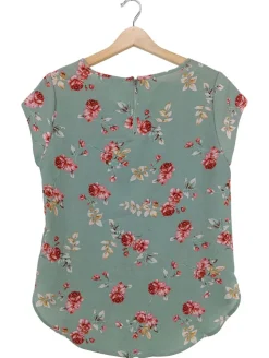 Kurzarm-Bluse Größe 36