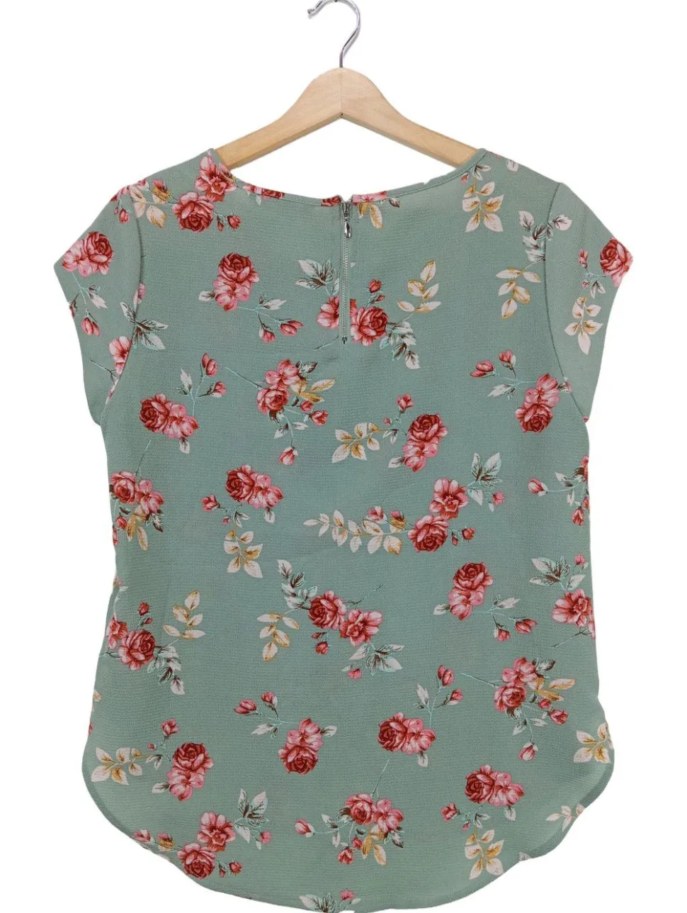 Kurzarm-Bluse Größe 36