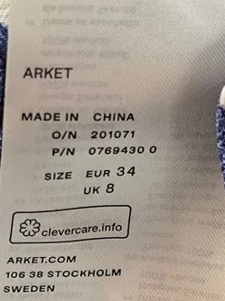 Kurzarmkleid Größe 34