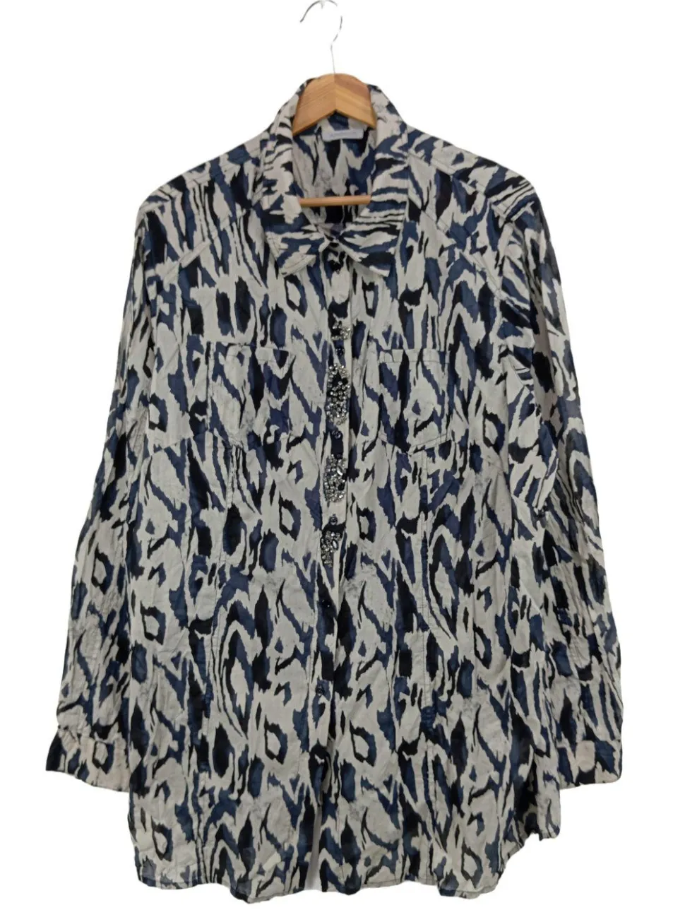 Langarmhemd Größe 46