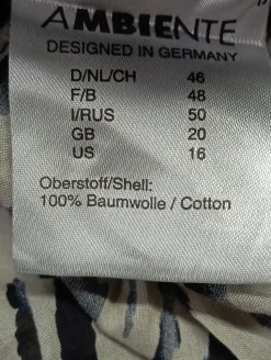 Langarmhemd Größe 46