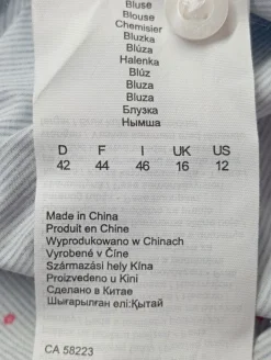 Langarmhemd Größe 42