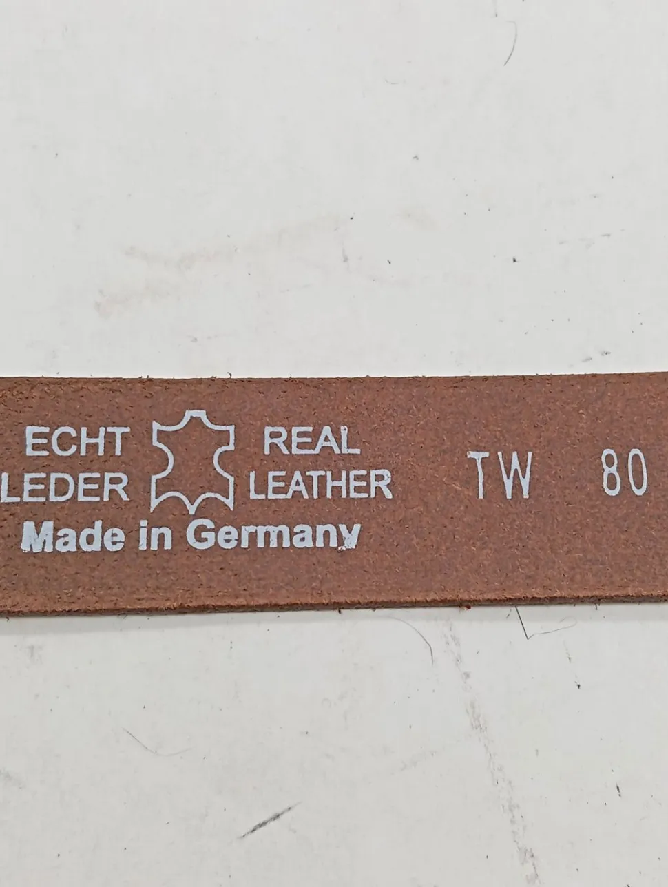 Ledergürtel Größe 80