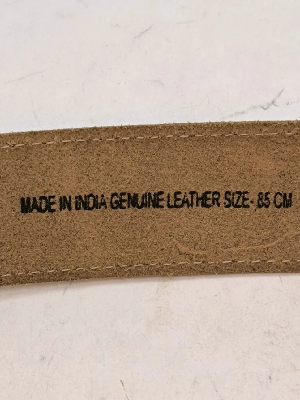 Ledergürtel Größe 85