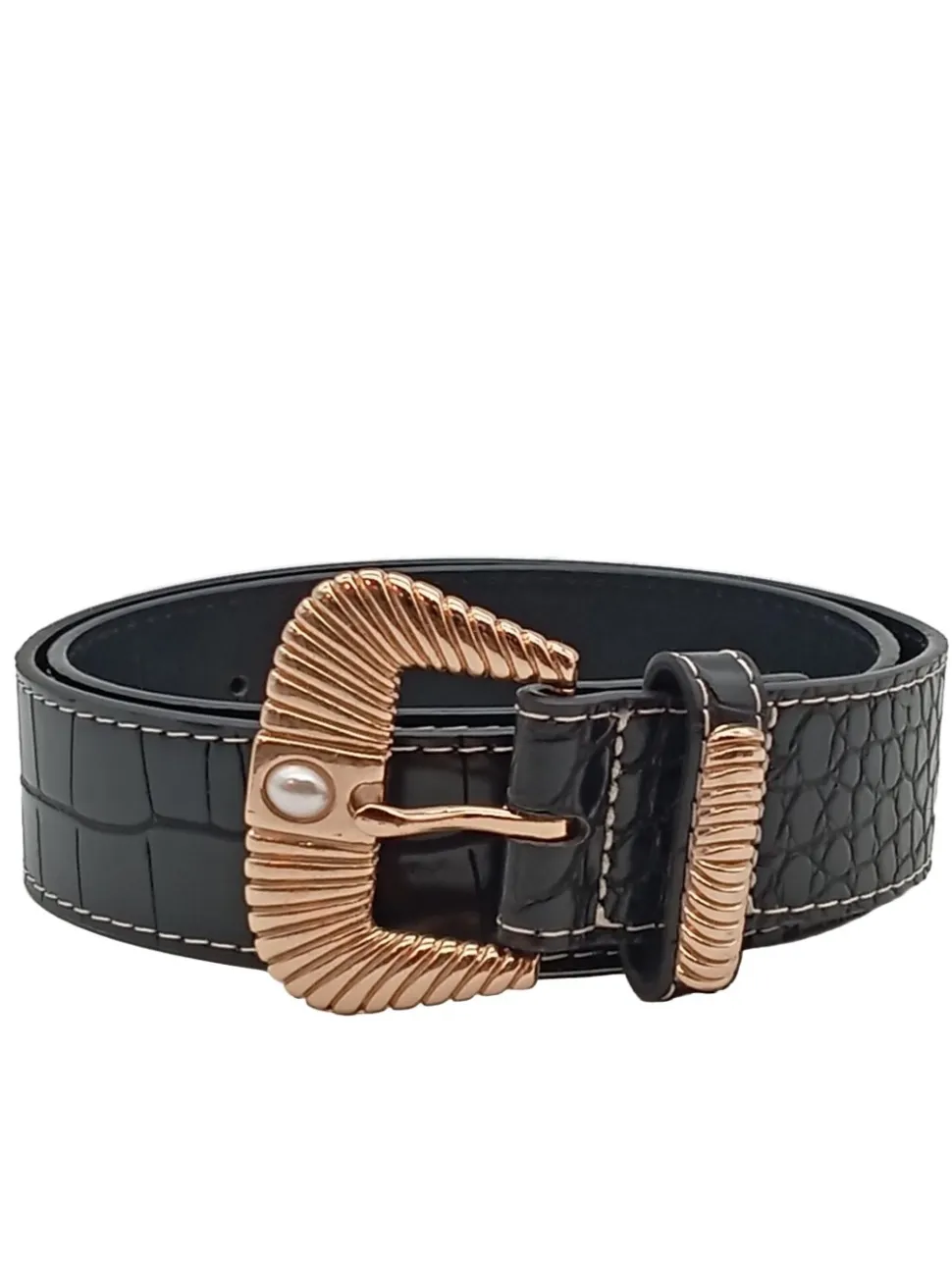 Lederimitatgürtel Größe 80