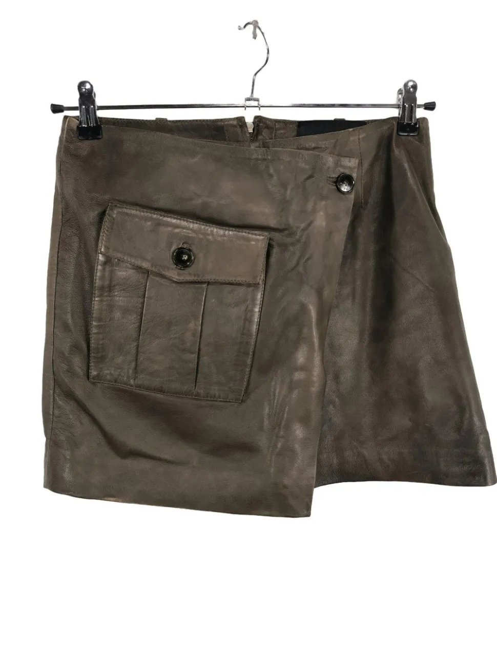 Lederrock Größe 36