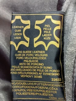 Lederweste Größe 42