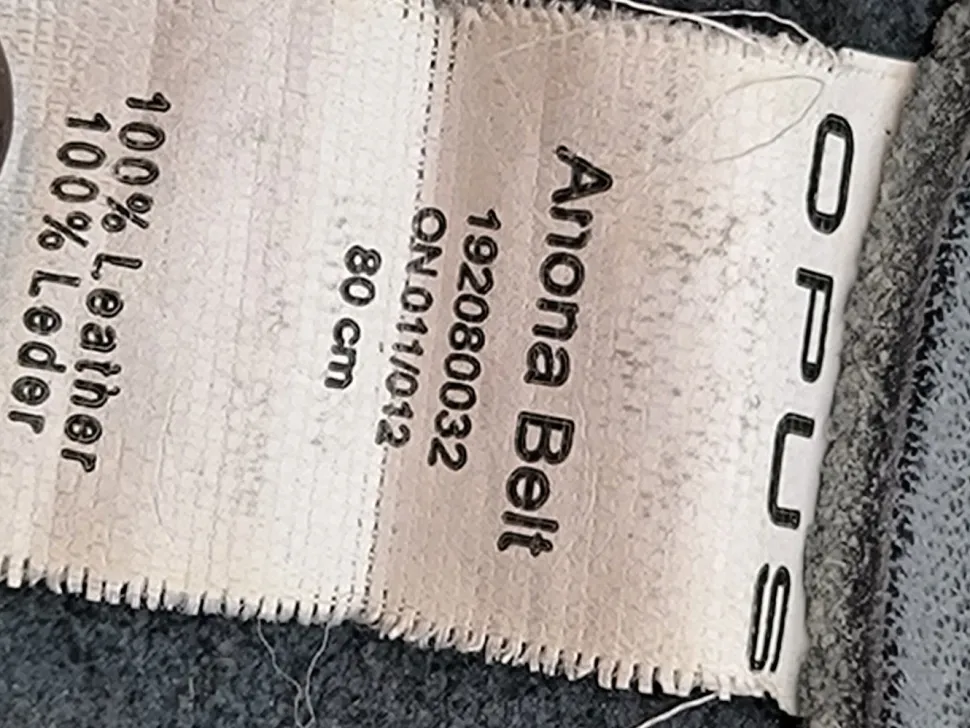 Nietengürtel Größe 80