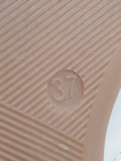 Peeptoe Ballerinas Größe 37