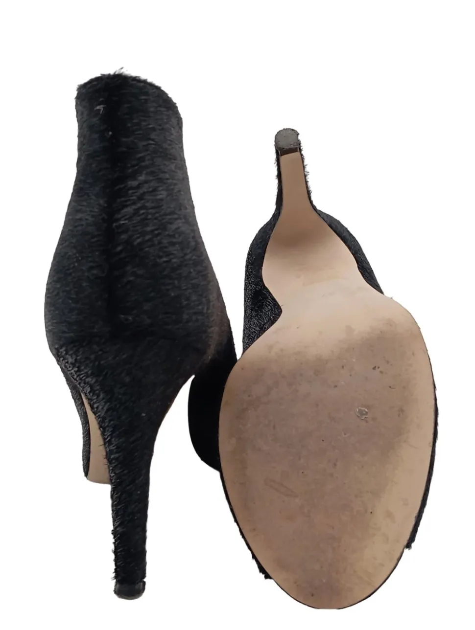 Peeptoe-Stiefeletten Größe 37