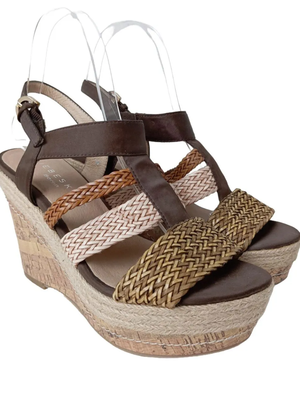 Plateau-Sandalen Größe 39