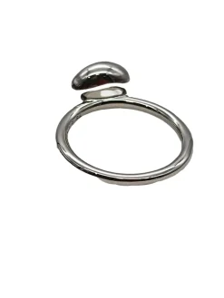 Ring mit Zierstein Größe 54