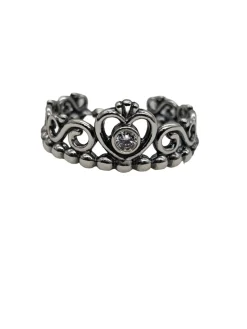 Ring mit Zierstein Größe 50