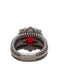 Ring mit Zierstein Größe 54