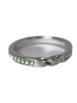 Ring mit Zierstein Größe 55