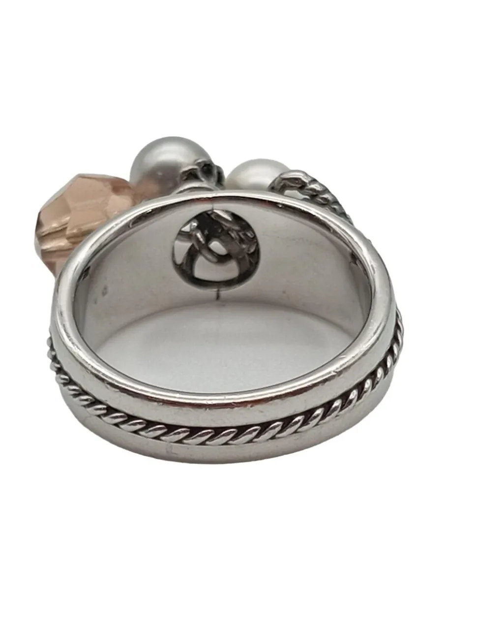 Ring mit Zierstein Größe 54