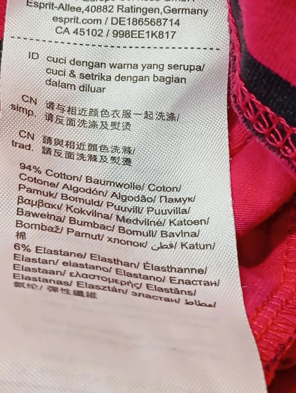 Ringelshirt Größe 34