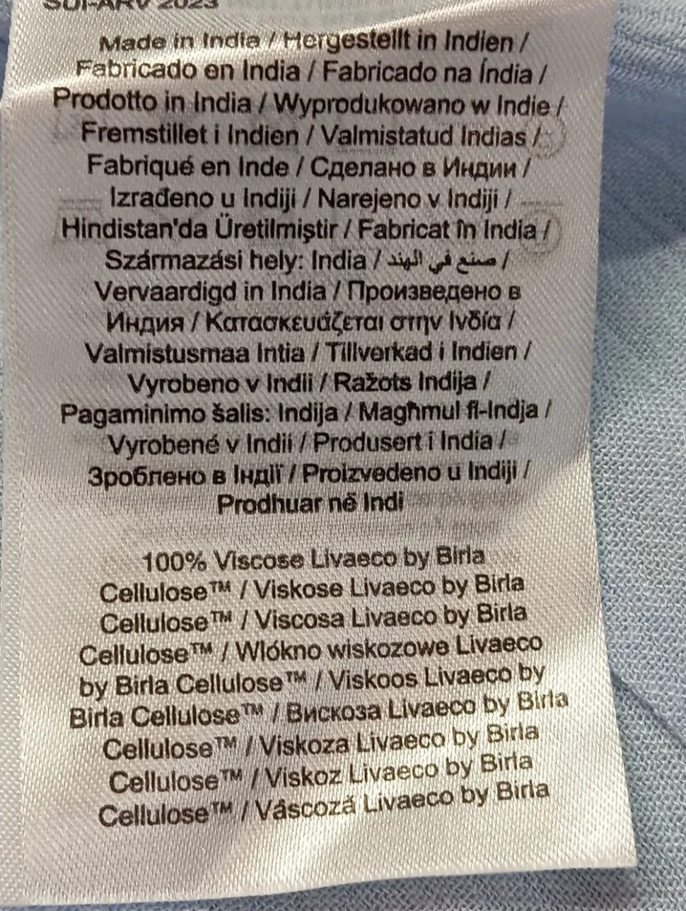 ärmellose Bluse Größe 34