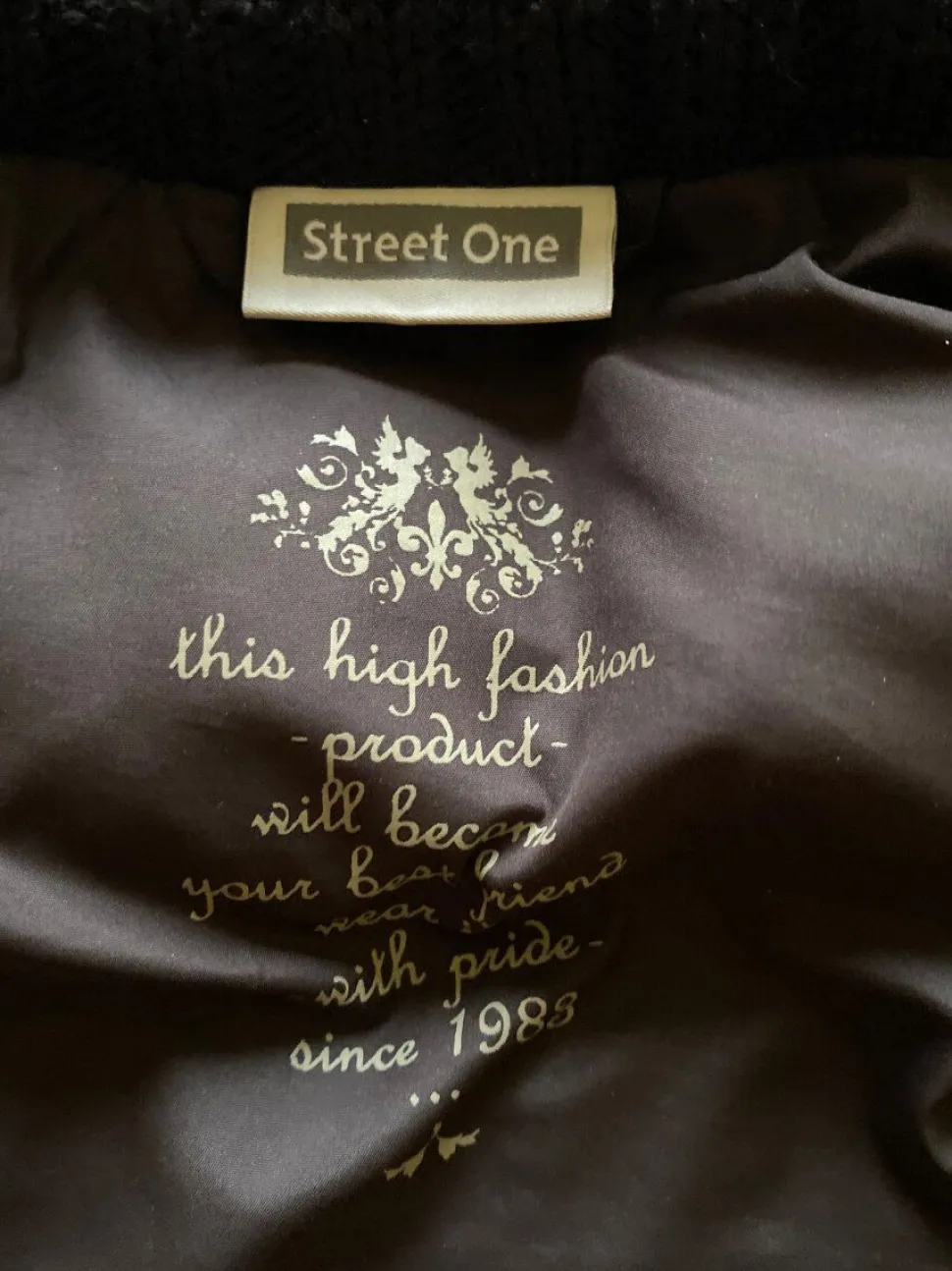 Steppweste Größe 38