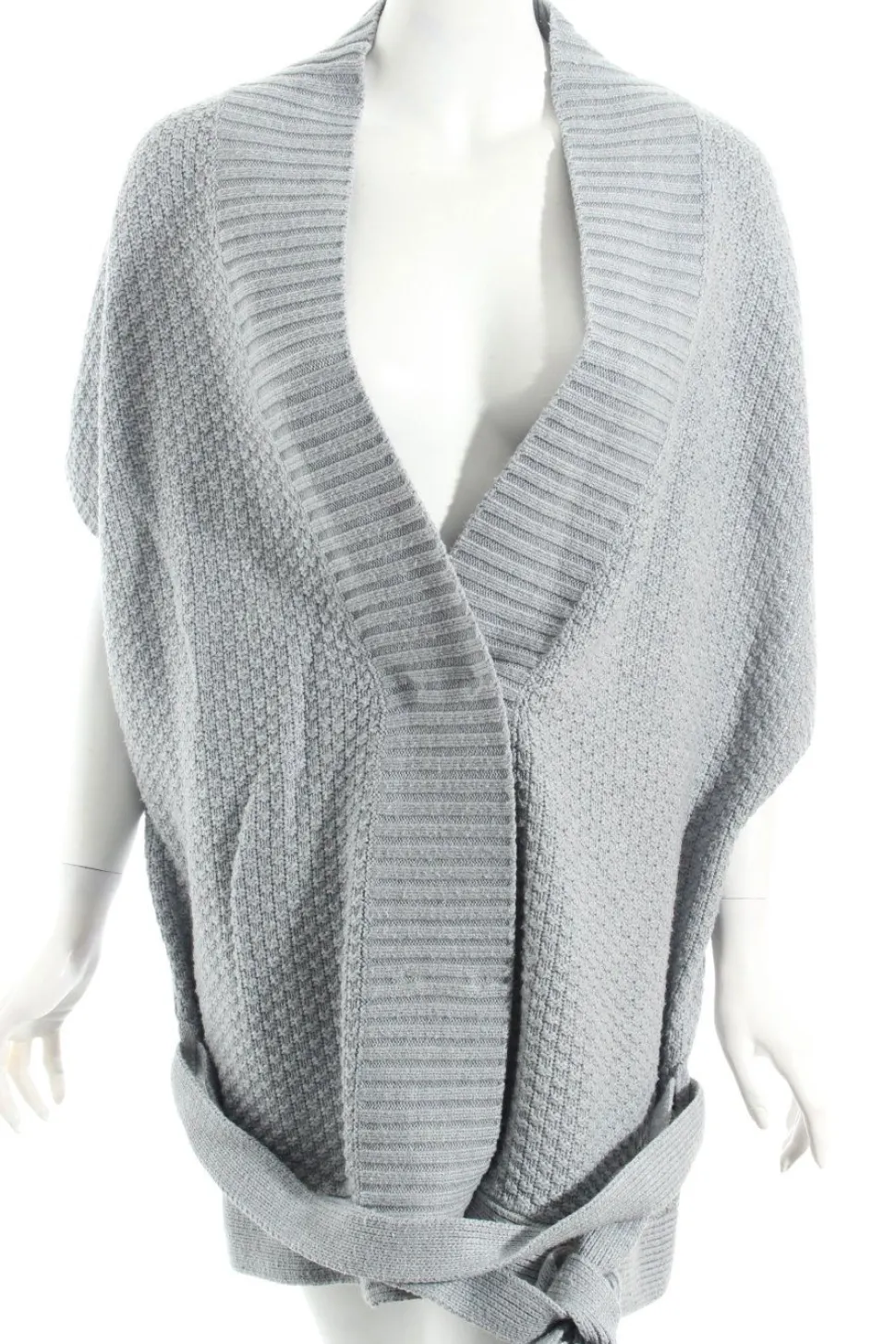 Strickponcho Größe 42