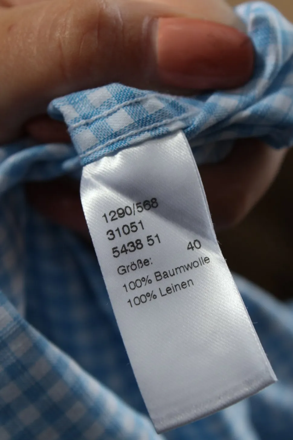 Trachtenhemd Größe 40