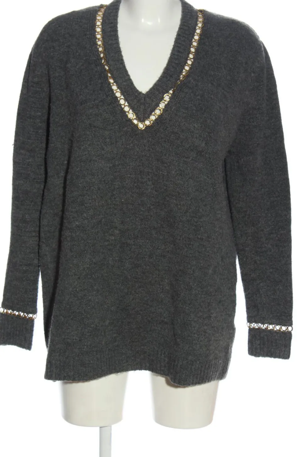 V-Ausschnitt-Pullover Größe 36