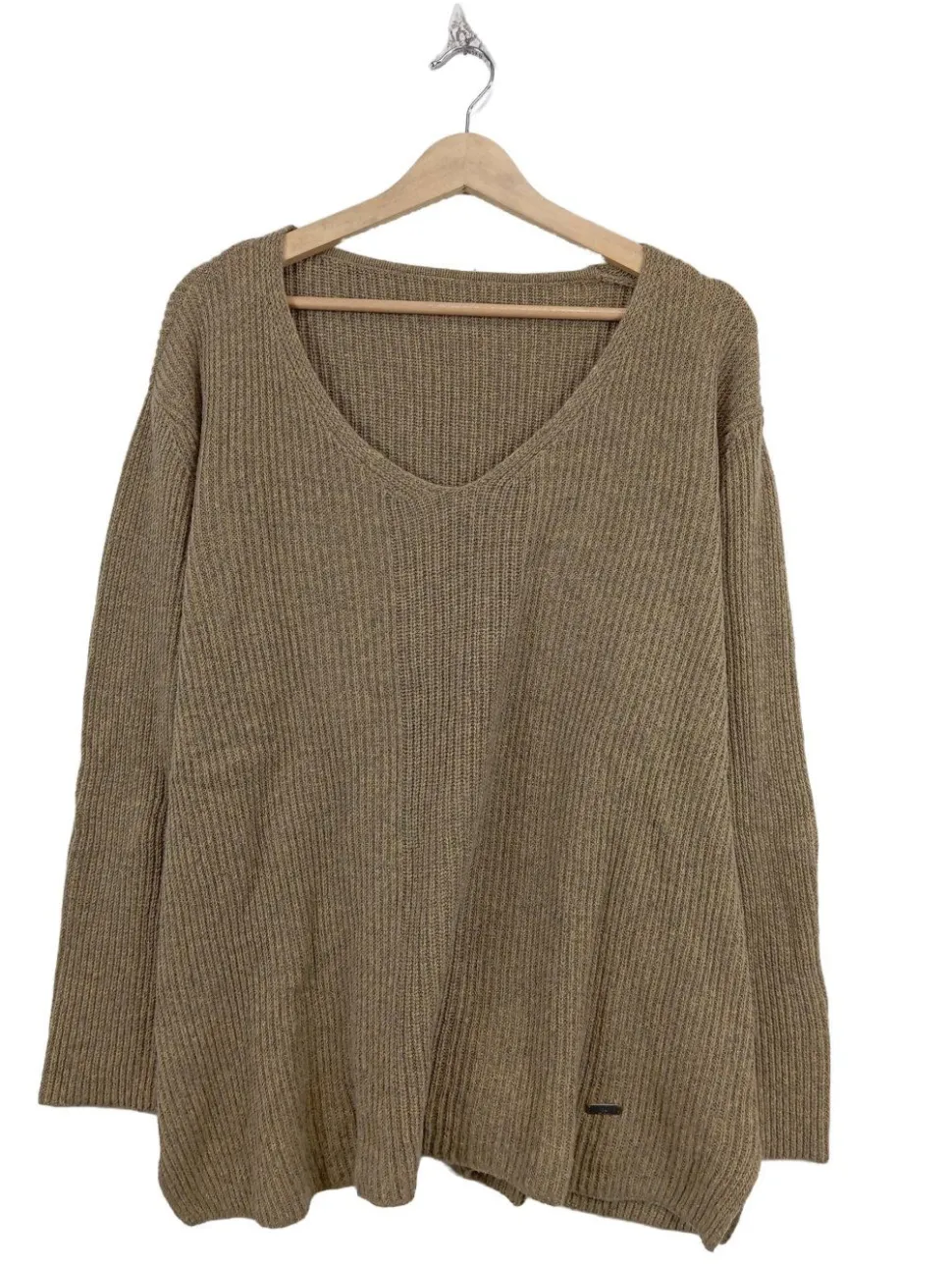 V-Ausschnitt-Pullover Größe 50