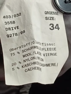 Wollmantel Größe 34