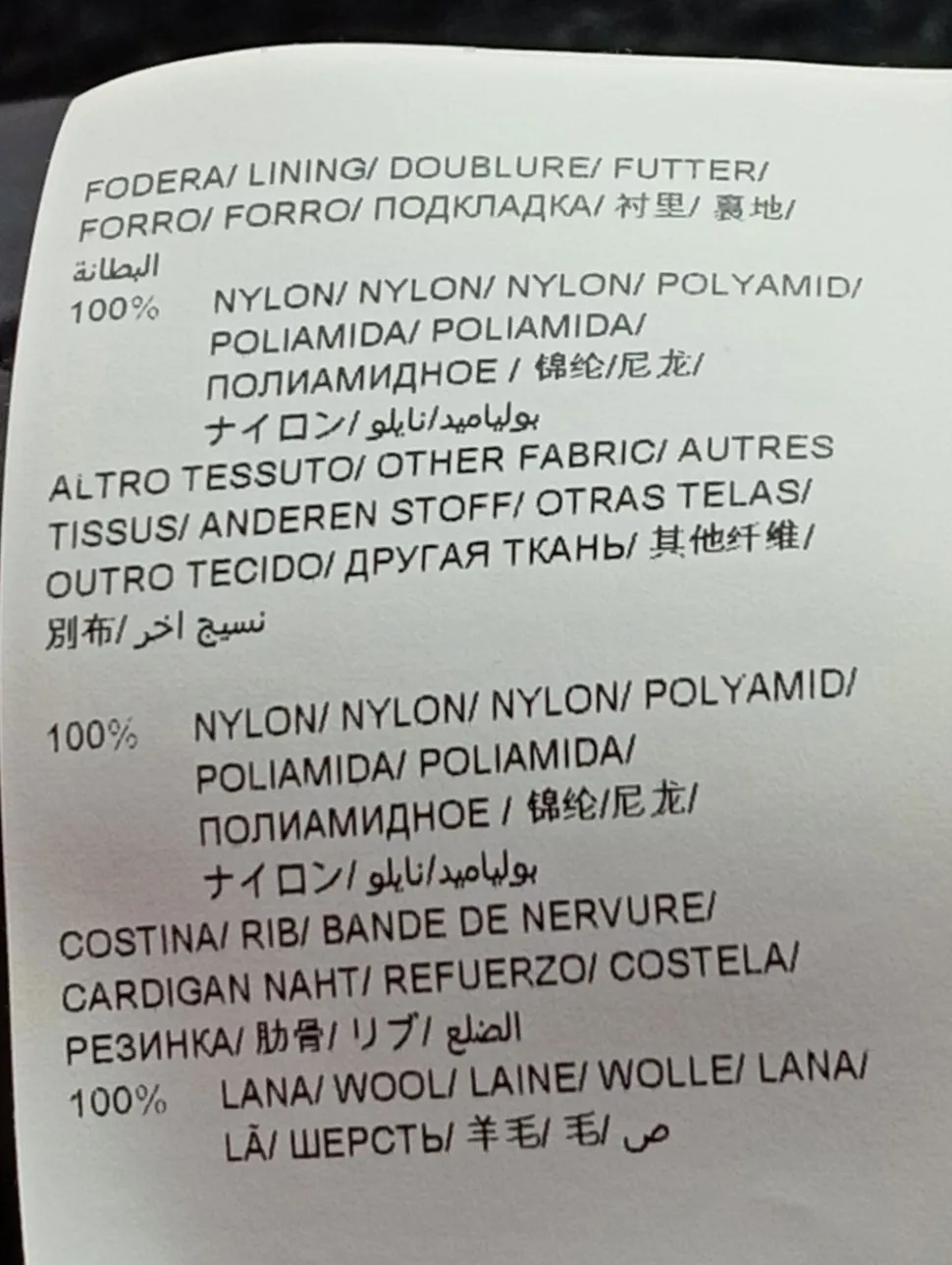 Wollmantel Größe 40